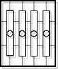 Решетка с элементами ковки - эскиз 3
