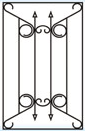 Решетка с элементами ковки - эскиз 2